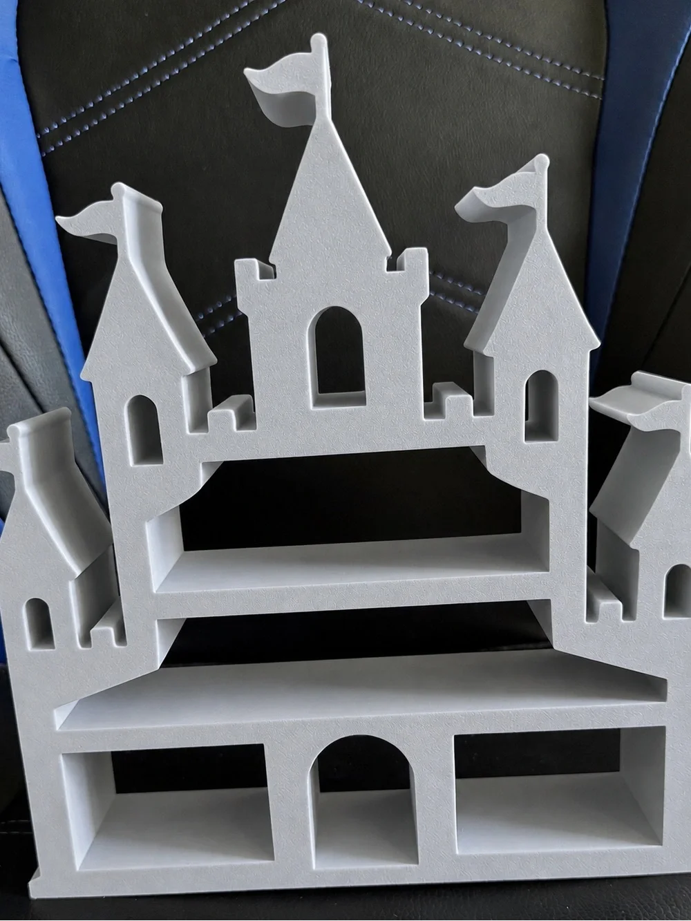 Gray Castle Display Shelf - new